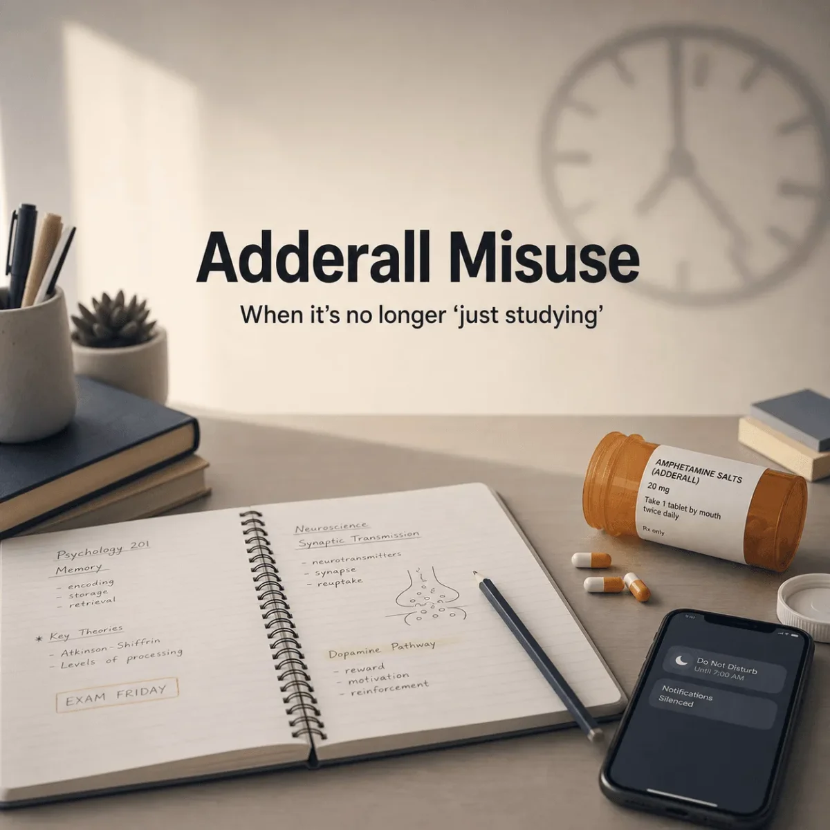 Adderall Misuse: Signs It’s No Longer ‘Just Studying’
